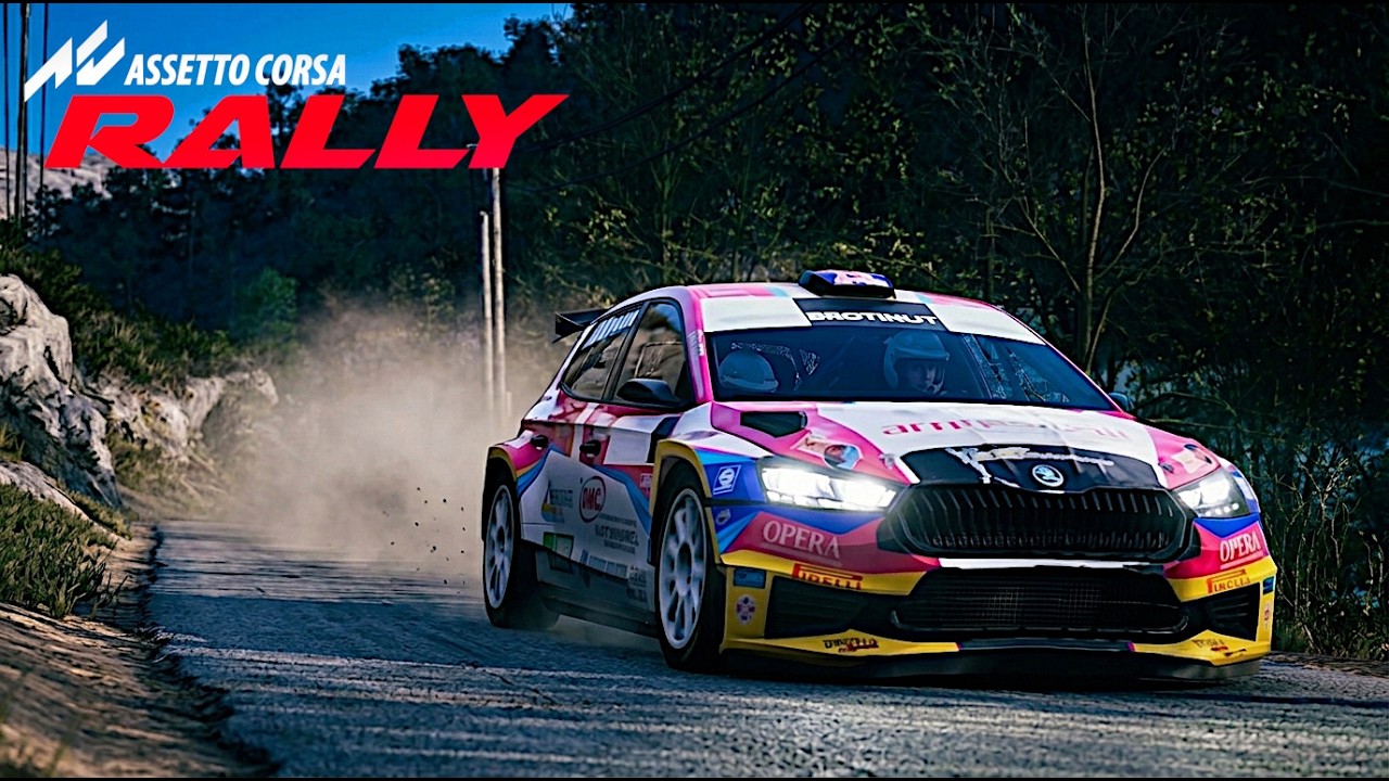 SKODA FABIA RALLY2 - MONTE CARLO GENIEZ MÉZIEN | AC RALLY GAMEPLAY