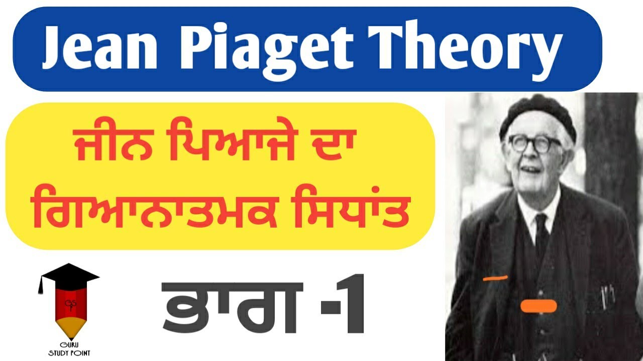 Jean Piaget Congnitive Development Theory (Part-1) || ਜੀਨ ਪਿਆਜੇ ਦਾ ਗਿਆਨਾਤਮਕ ਸਿਧਾਂਤ (ਥਿਊਰੀ)