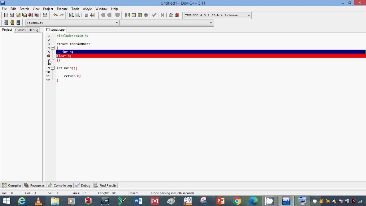 Programmation C:Structure de donn&eacute;es partie1