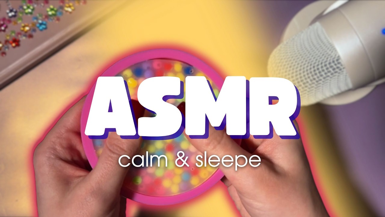 ASMR Calm & Sleep 🌙 Tapping, Stress Toy Squeezes & Relaxing Sounds