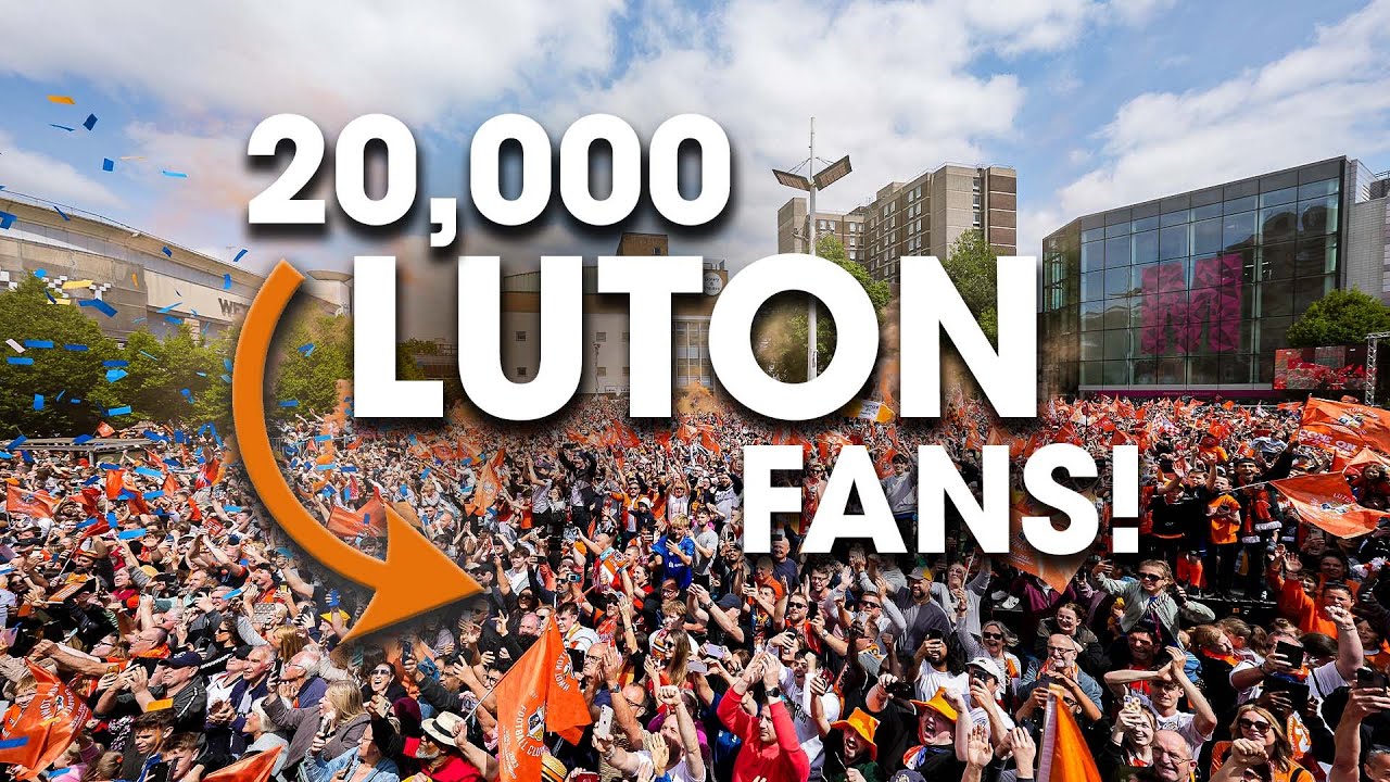 20,000 fans came to Luton for our trophy parade 🤯