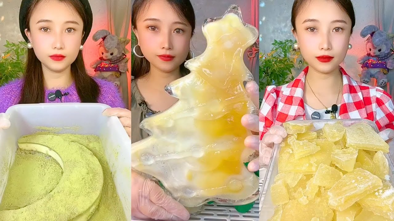 Homemade Chinese Ice Eating ASMR | Soft Frozen Desserts & Snow Ice Sounds #28