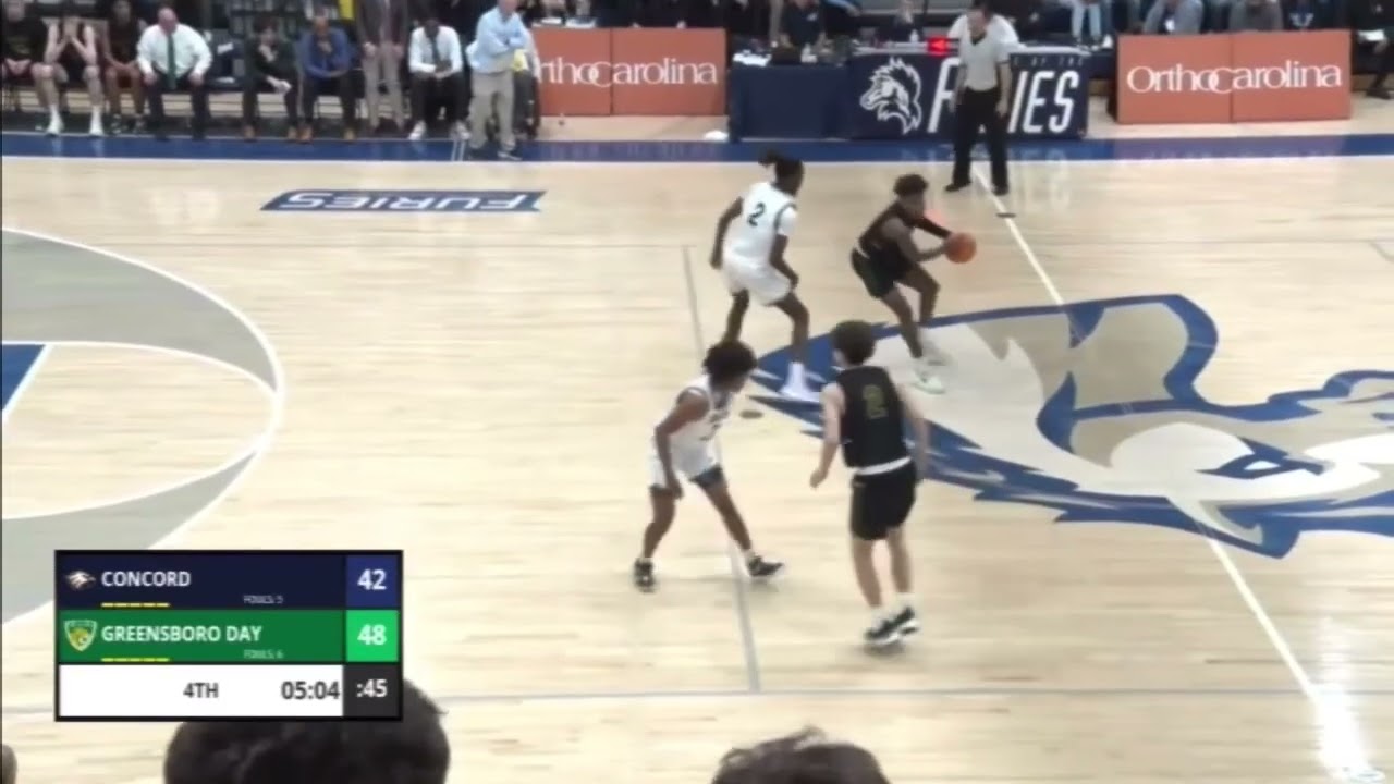 Jaydon Young 23 points in NCISAA 3A State Championship (2023)