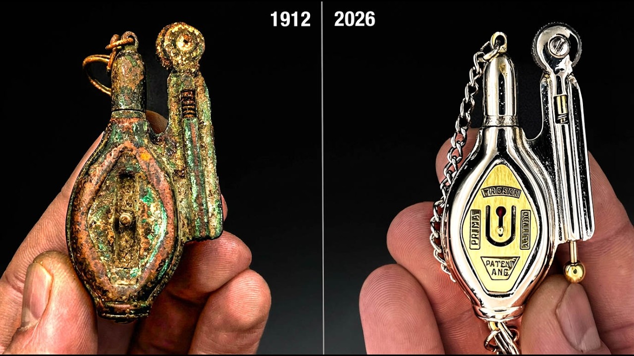 Antique Tresor Prima Lighter — Full Restoration After 114 Years