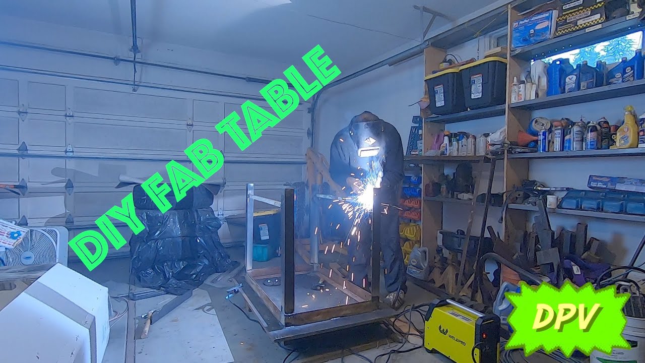 Build a Fab Table out of SCRAP! Weldpro MIG 155 GSV