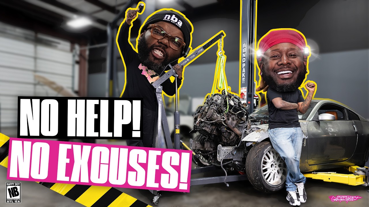 T-Pain 6 HOUR Engine Swap CHALLENGE w/ HERTLIFE!