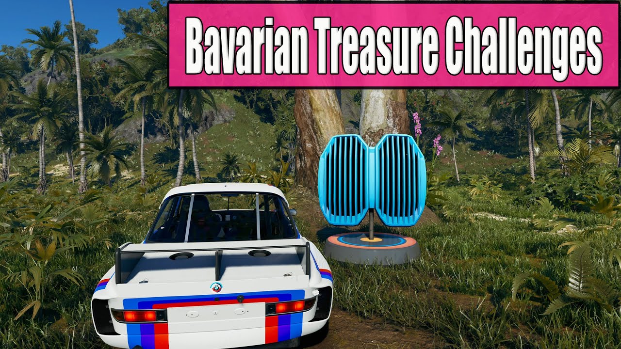 The Crew Motorfest Bavarian Treasure Challenges - Find All BMW Kidney Grille Collectibles