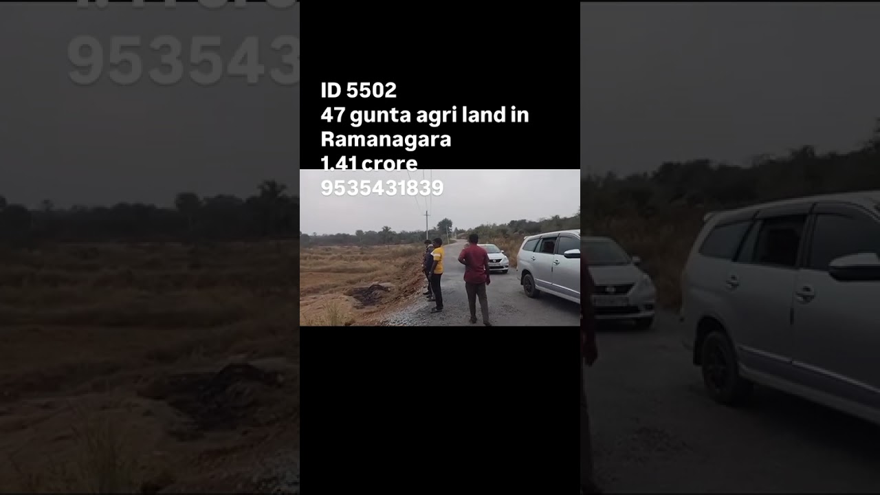 47 gunta land for sale in ramanagara - Bengaluru county