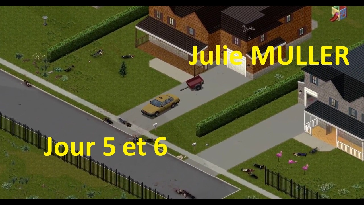 PROJECT ZOMBOID| JE DÉMÉNAGE! JULIE MULLER Jour 5 et 6| Let's play (Build B 42.14)