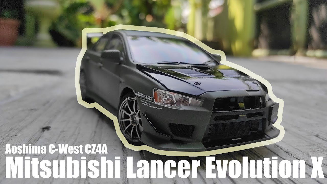 Aoshima 1/24 C-West Lancer Evolution X Racing Version