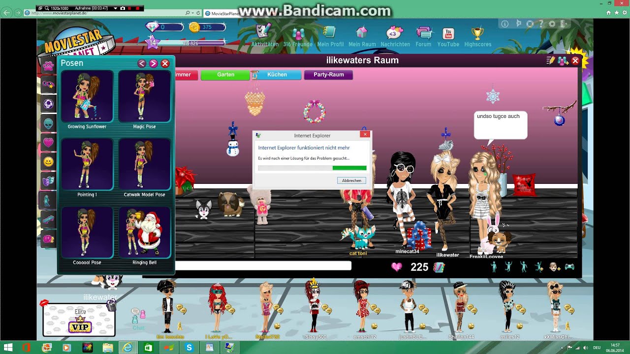 &hearts; m&auml;dels party &hearts;