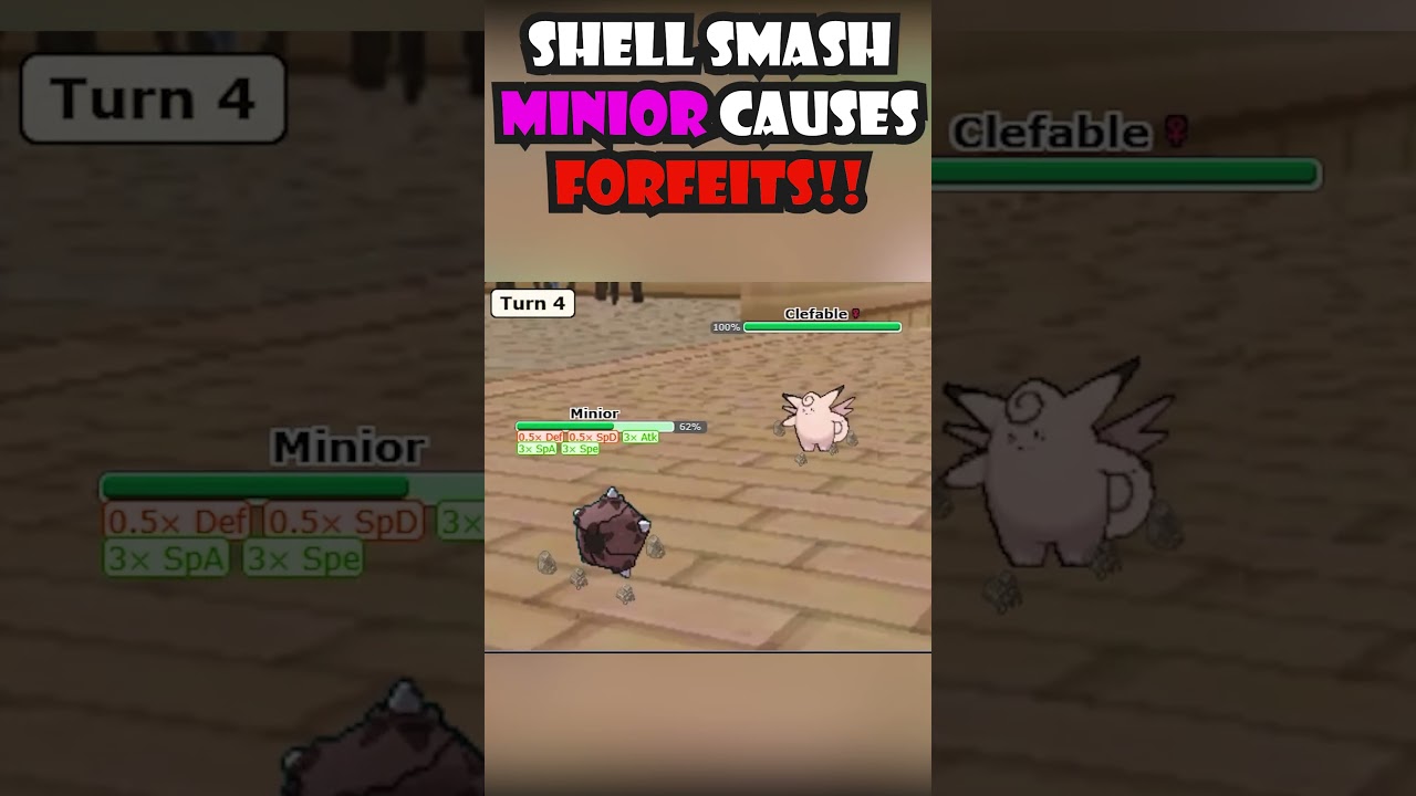 SHELL SMASH MINIOR SWEEP  #pok&eacute;monshowdown #pokemonshowdownsweep #pokemonsalt