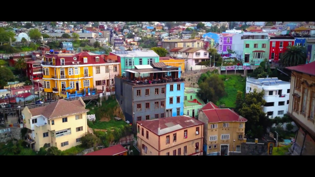 Valparaiso, Chile - Drone 4K