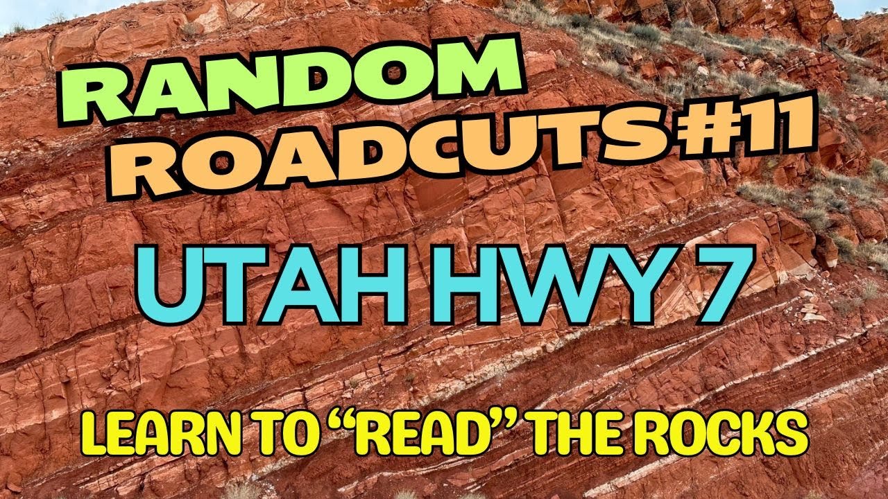 Random Roadcuts #11: Geologist Investigates Utah Highway 7 near St George, Utah