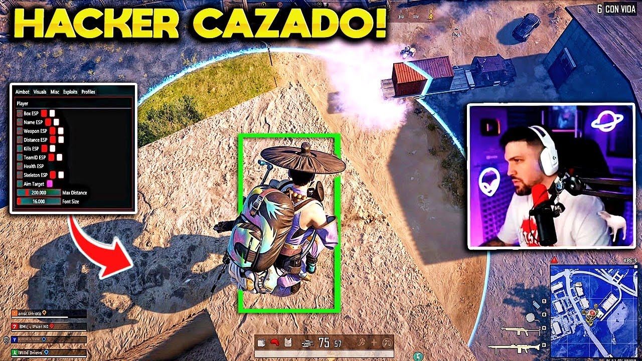 JUGADOR CAZADO USANDO HACKS en PUBG! - NUESTRO COMPAÑERO es HACKER?