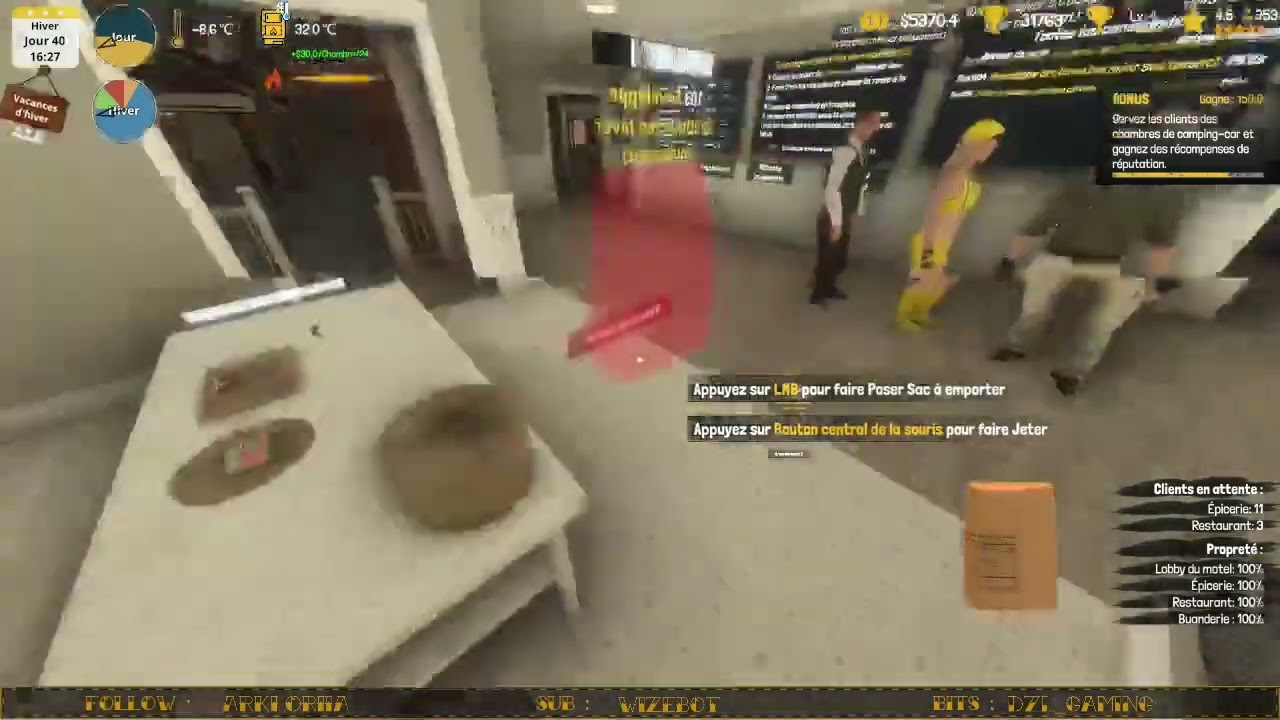 [PC/FR] EP.3:❄️On simule dans un hôtel en Arctic❄️❗Infogame❗Backseat❗Lurk❗Discord