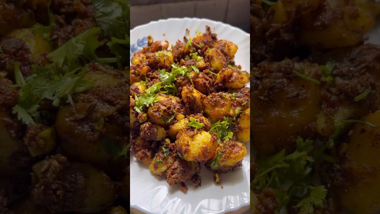 5 Min Jeera Aloo Recipe 🥔🥔#shorts #aloo #potato #potatorecipe #potatoes #aalu #aloorecipe #food