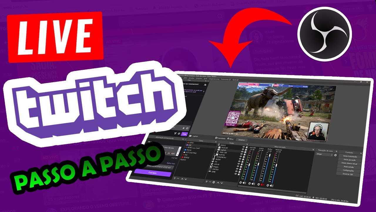 COMO FAZER LIVE NA TWITCH (Tutorial SUPER COMPLETO) 2025