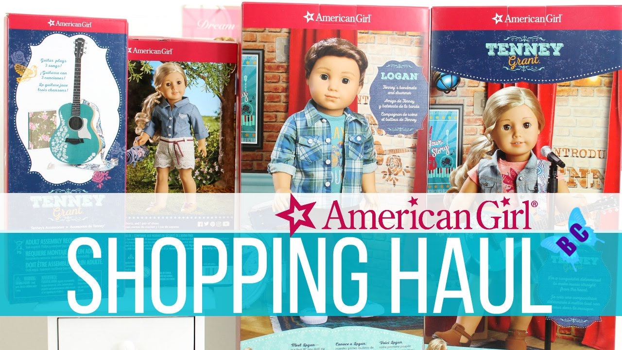 American Girl Tenney & Logan NEW BOY DOLL Shopping Haul