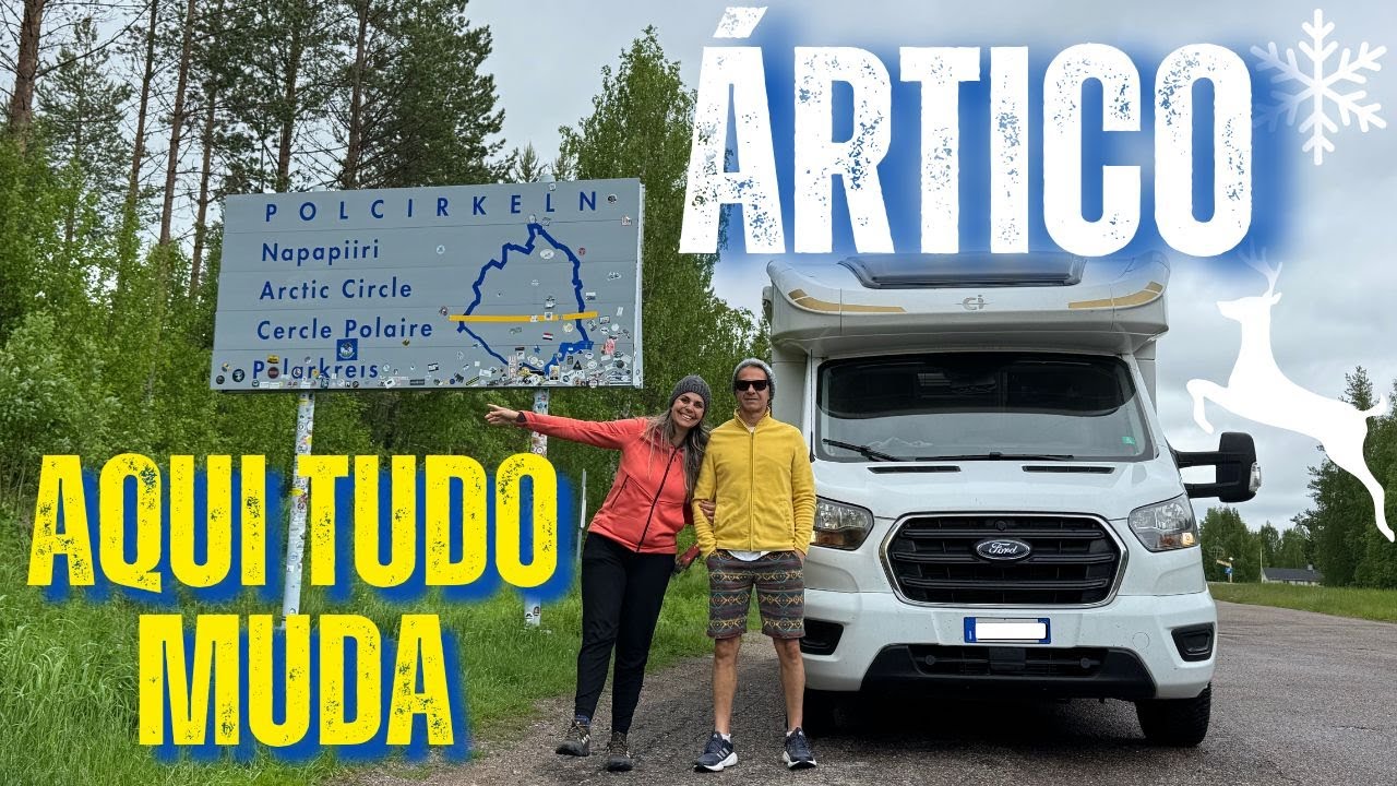 UMA LINHA IMAGINÁRIA QUE MUDA TUDO: CÍRCULO POLAR ÁRTICO ❄️
