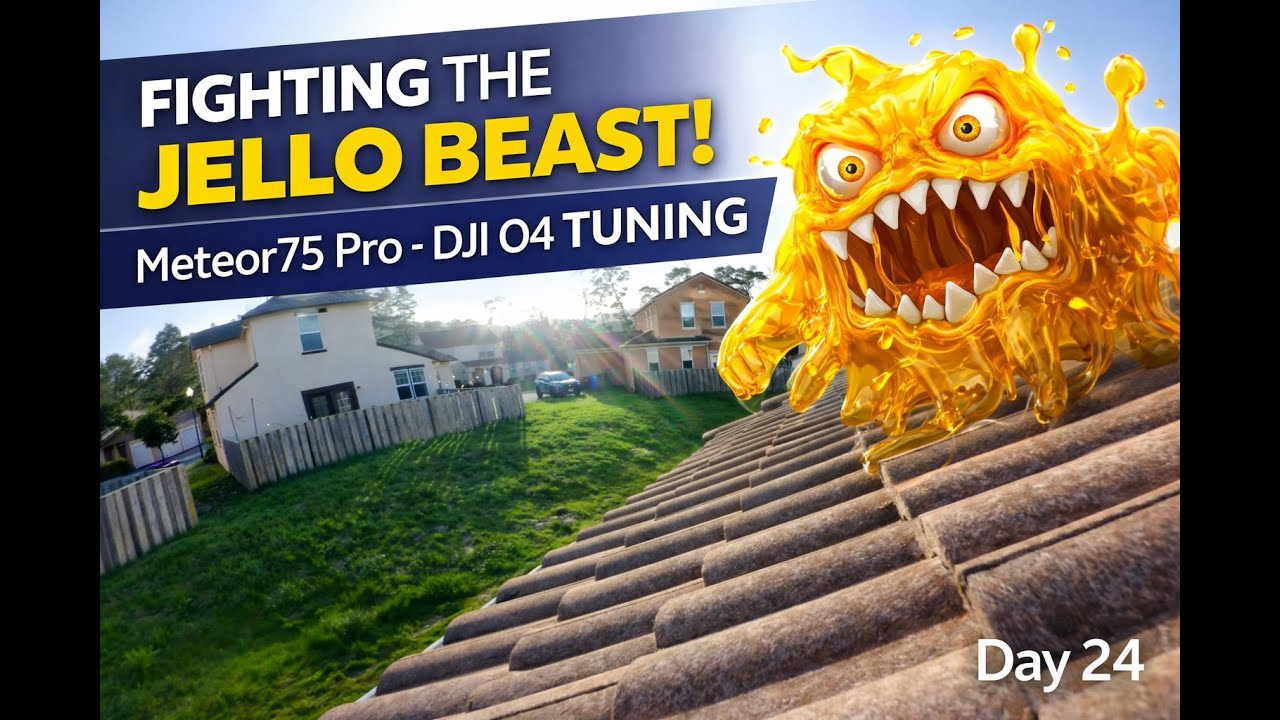 Day 24 FPV:  Fighting the Jello Beast | Meteor75 Pro DJI O4 Tuning