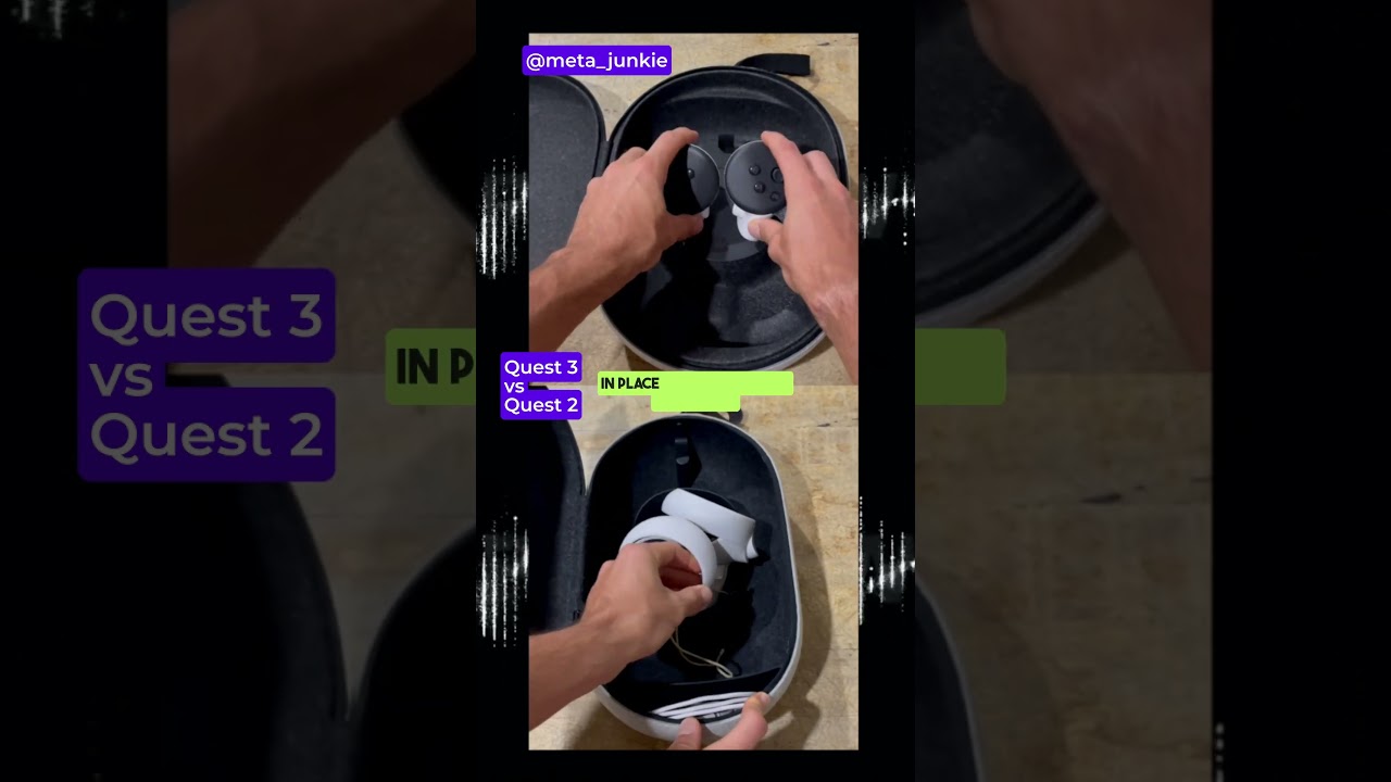 Чехол для переноски Meta Quest 3 🆚 Чехол для переноски Meta Quest 2 #metaquest3 #vr
