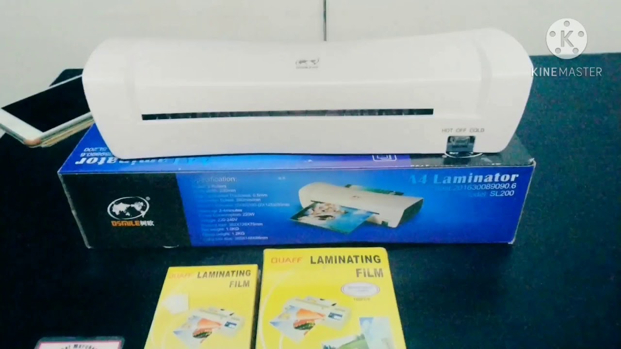 OSMILE SL200 A4 LAMINATING MACHINE TEST 2021