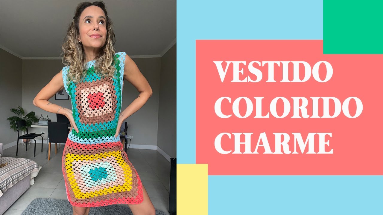 Vestido Colorido Charme