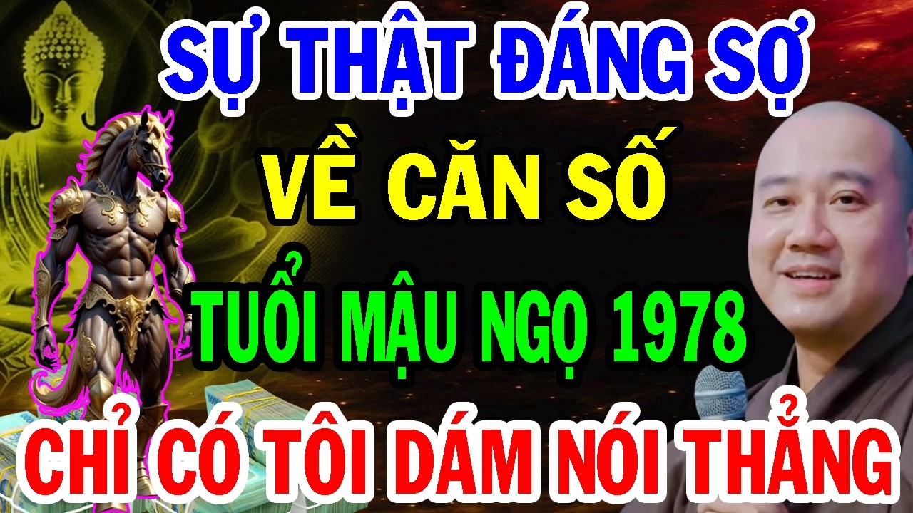 Thầy Pháp Hòa Tiết Lộ Về Căn Số Tuổi Mậu Ngọ 1978, Tiền Vận Gian Khổ Vất Vả - Hậu Vận Mới An Nhàn