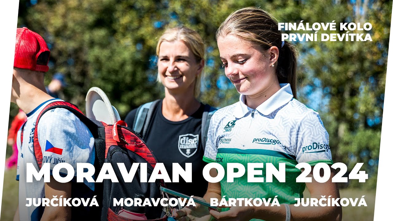 Finále FPO PCT: Moravian Open 2024 | první devítka | Jurčíková, Moravcová, Bártková, Jurčíková