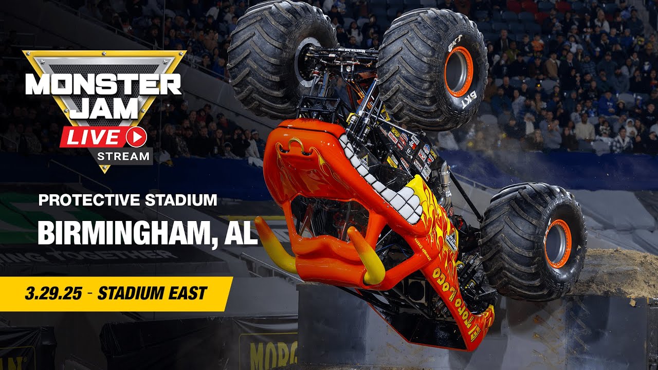 Monster Jam: Birmingham, AL  (Full Event) | Mar 29, 2025 | Stadium East
