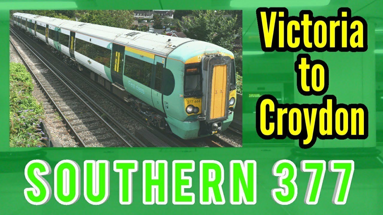 London Victoria to East Croydon***FULL JOURNEY***Fast Line Service***Southern 377 Electrostar