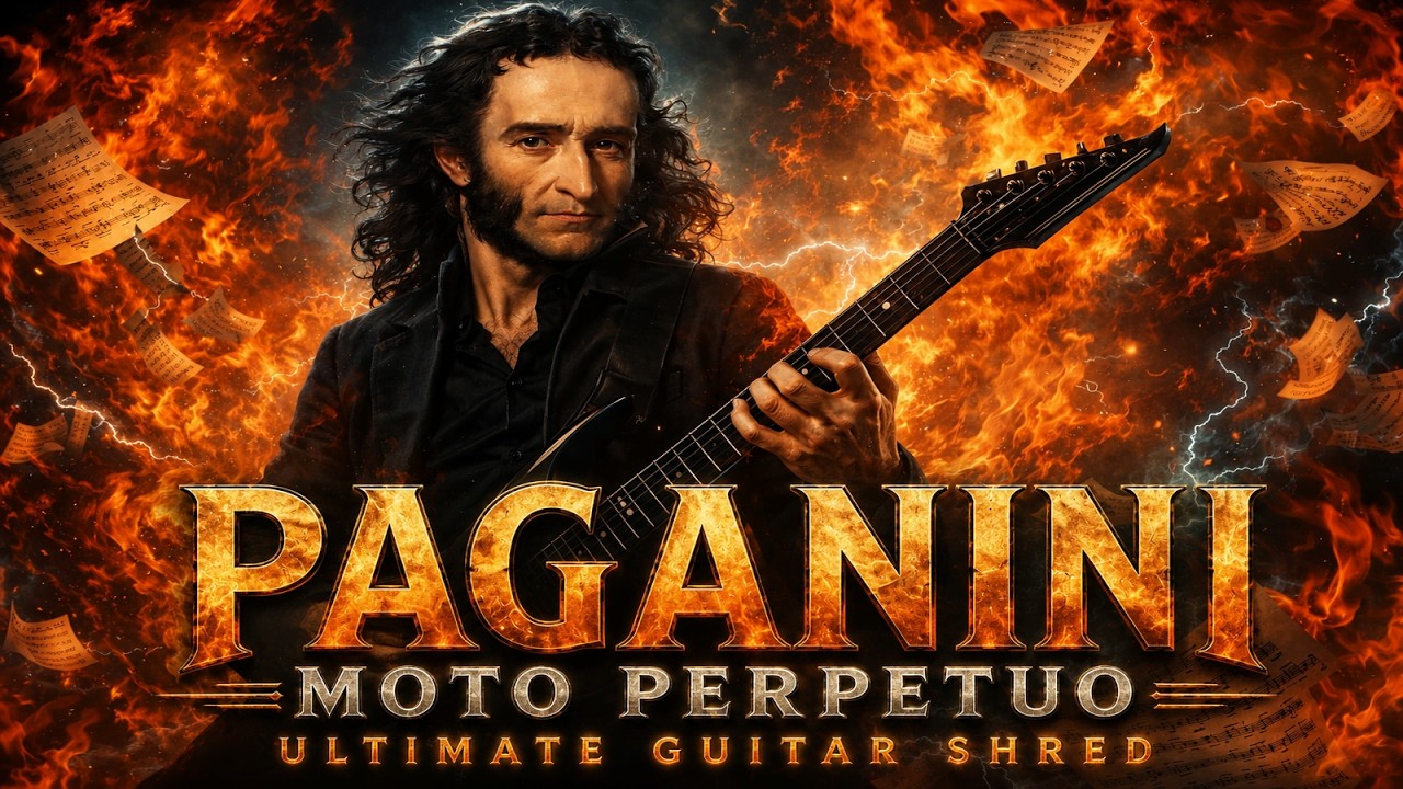 PAGANINI - MOTO PERPETUO [ULTIMATE GUITAR SHRED - METAL COVER]