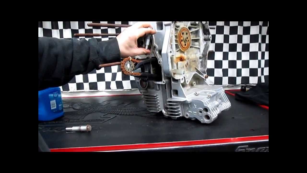 BMW Service - Oilhead Cam Chain Guide Rail Replacement