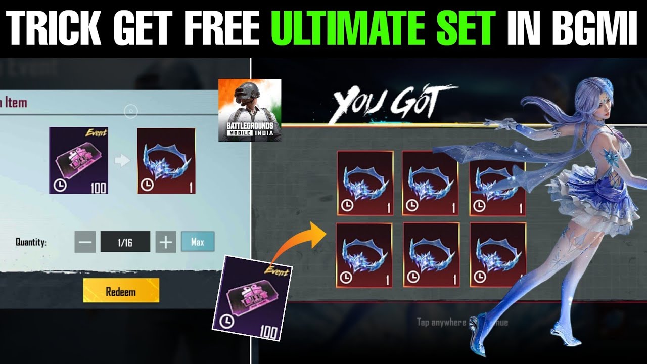 🔴Trick Get Free Ultimate Set In Bgmi | Bgmi New Ultimate Spin Is Here