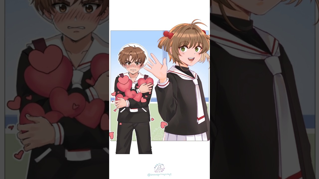 Card Captor Sakura in 2025, anyone? 🥺🌸  #art #sakura #syaoran #nostalgia #fananimation