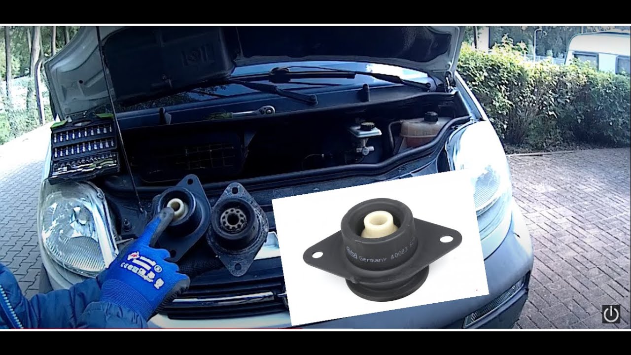 Замена подушки МКПП Опель Виваро 1.9 Как это сделать? Opel Vivaro Nissan Primastar Reno Trafic