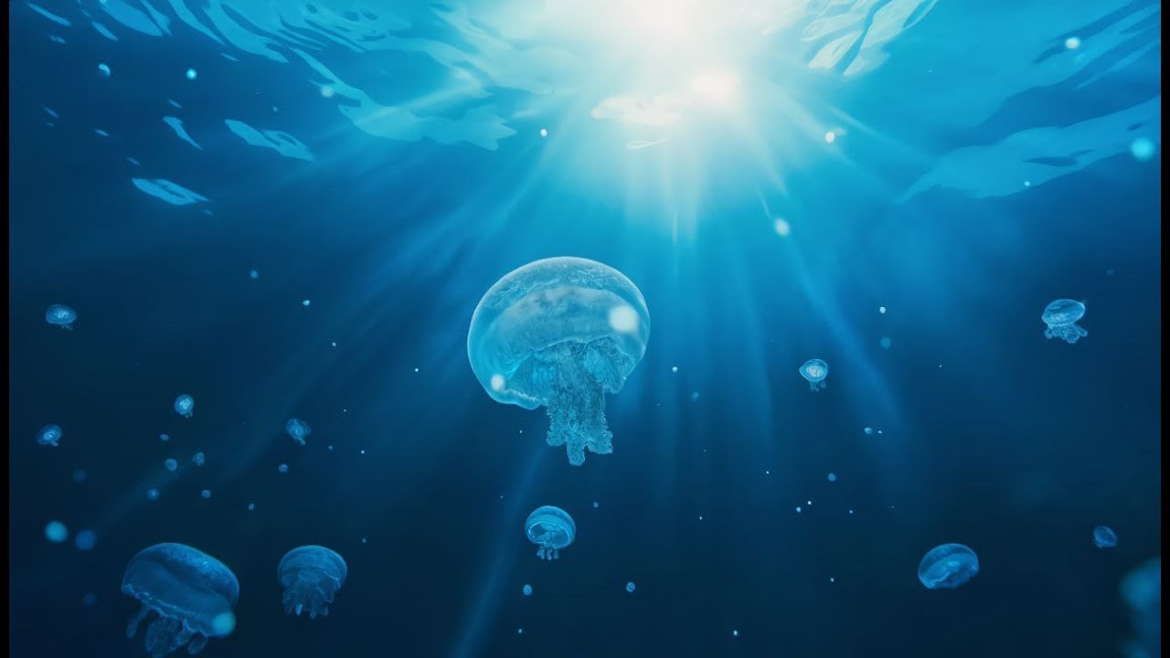 🔴 LIVE: Jellyfish Focus 24/7 — Ambient Ocean Music for Studying & Working 🎧