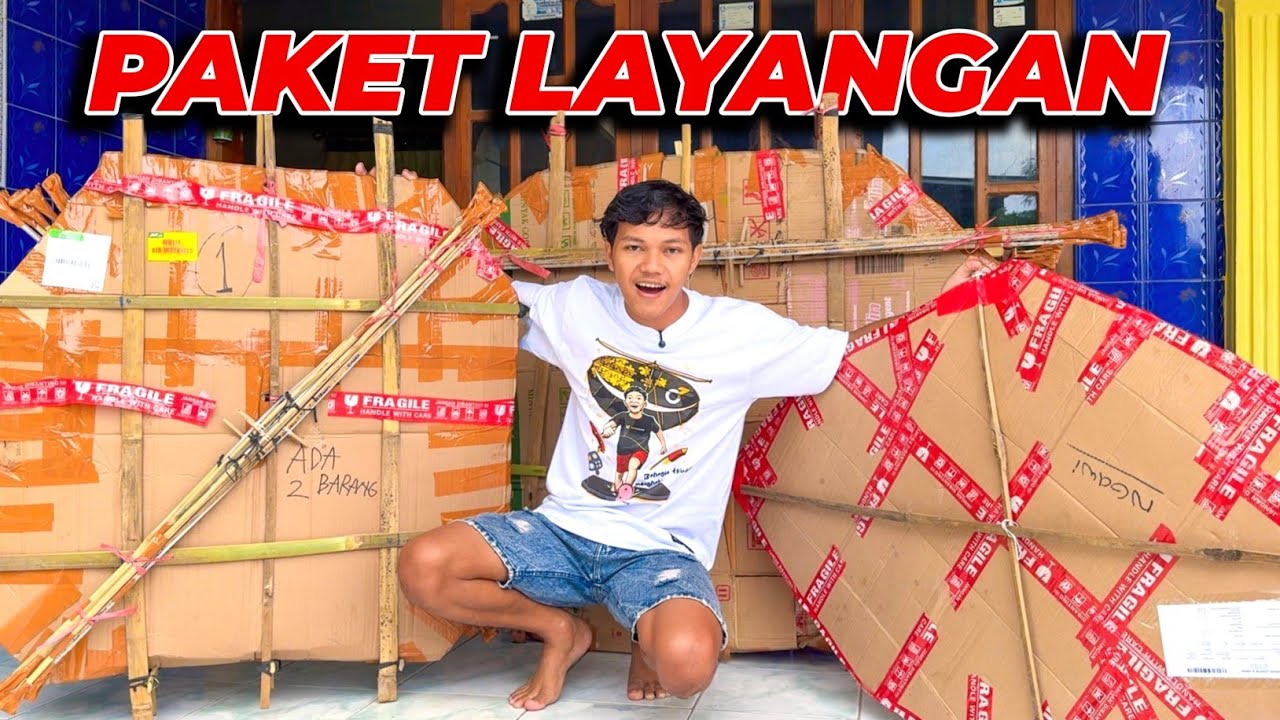 ZULFA LANANG KEDATANGAN PAKET LAYANGAN RAM RAMAN & PAPIRAN !!! KUALITAS NO. 1