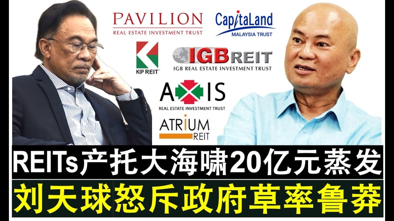 【韭菜人生】第791期 刘天球怒斥安华政府草率鲁莽 产托海啸蒸发20亿恐引发金融危机