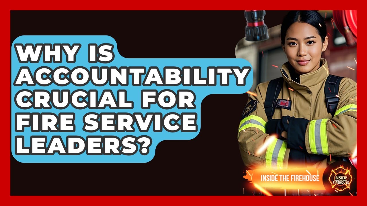 Why Is Accountability Crucial For Fire Service Leaders? - Inside the Firehouse