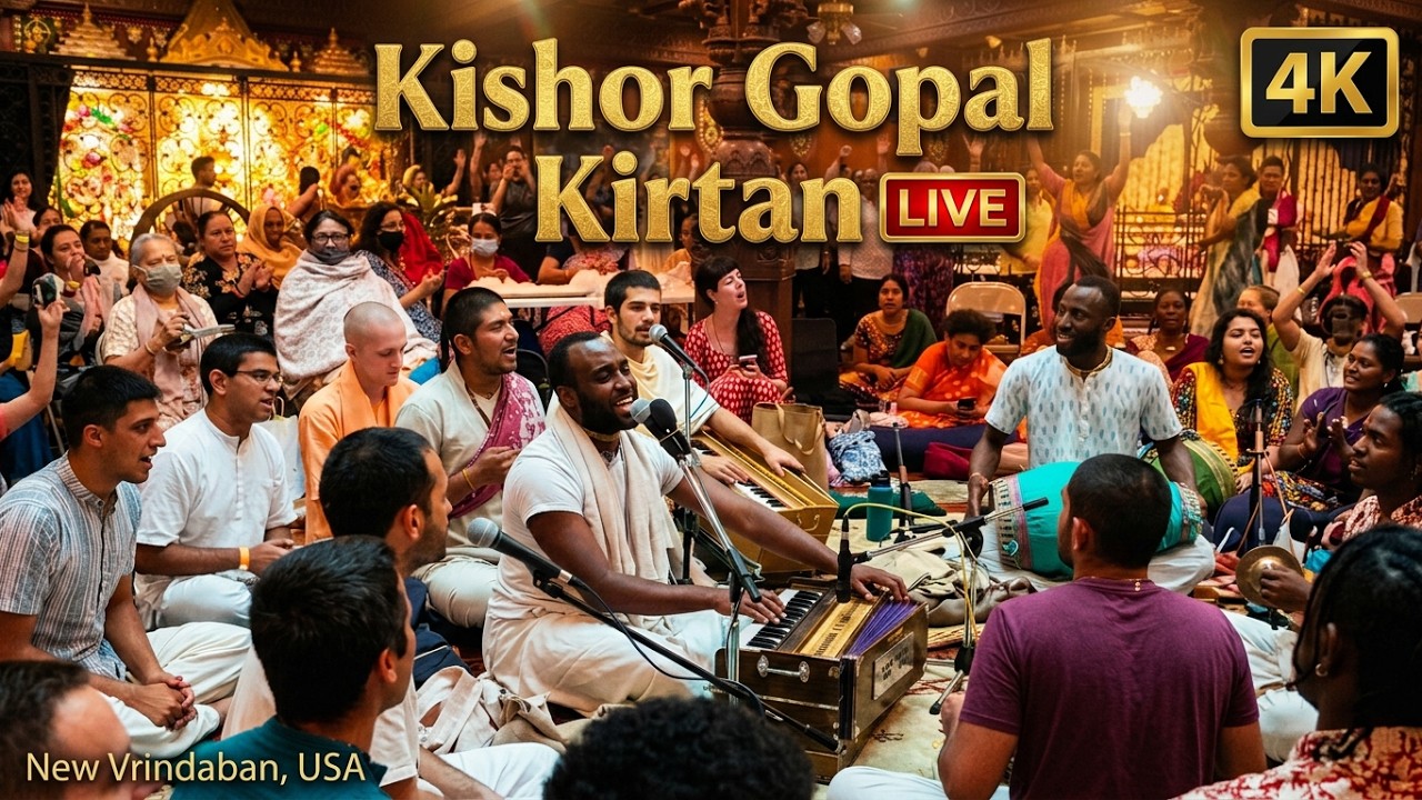 Energetic Kirtan Kishor Gopal Kirtan - New Vrindaban 24 Hours Kirtan 2022