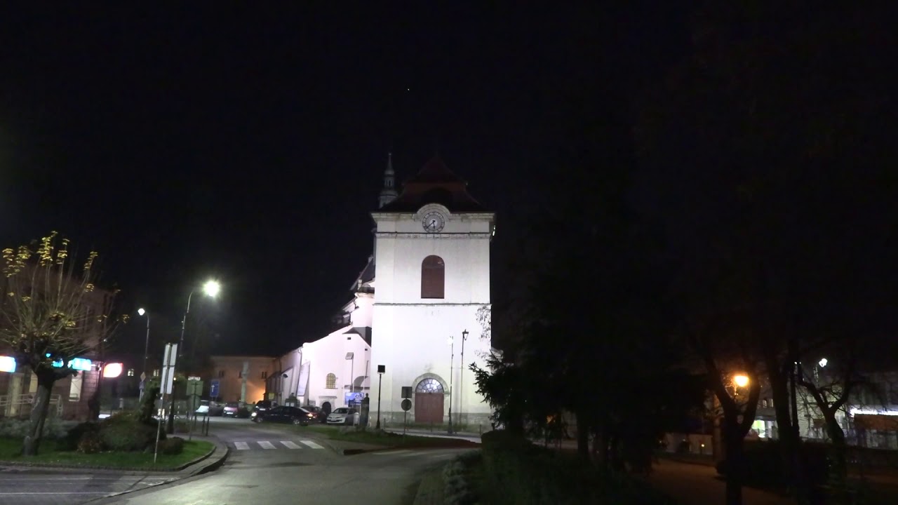 Pińczów Twoje Miasto nocą