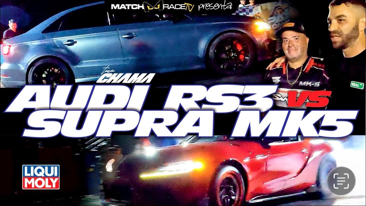 Al fin, “Cara a Cara”… Audi RS3 de EuroHouse vs. Supra MK5 de Bimmer PR.