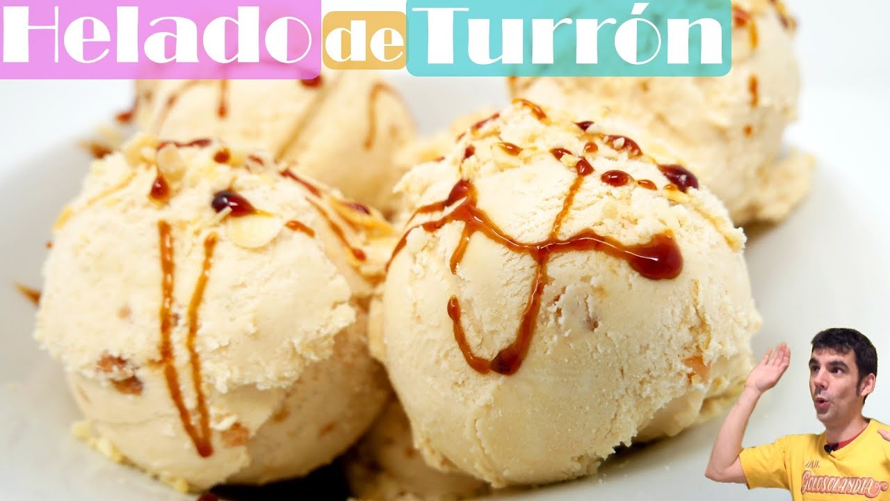HELADO de TURRÓN (SOLO 4 INGREDIENTES)🍧🍨🍦 Sín Máquina heladera🍧🍨🍦 Receta # 539