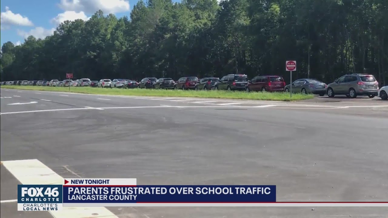 Parents frustrated with school carpool line traffic due to lack of buses in Lancaster County