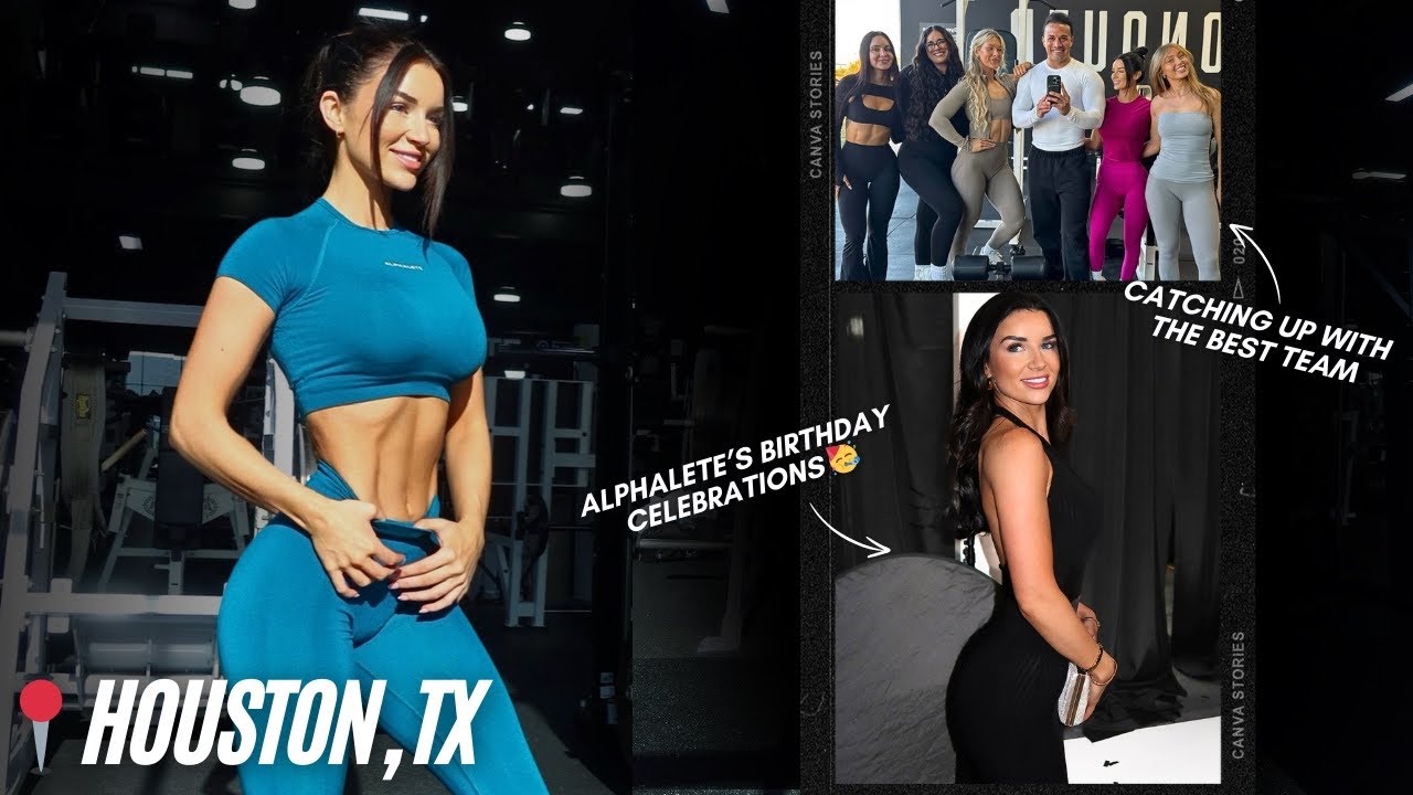 Glute Workout at Alphaland | Alphalete Party BTS | Vlog