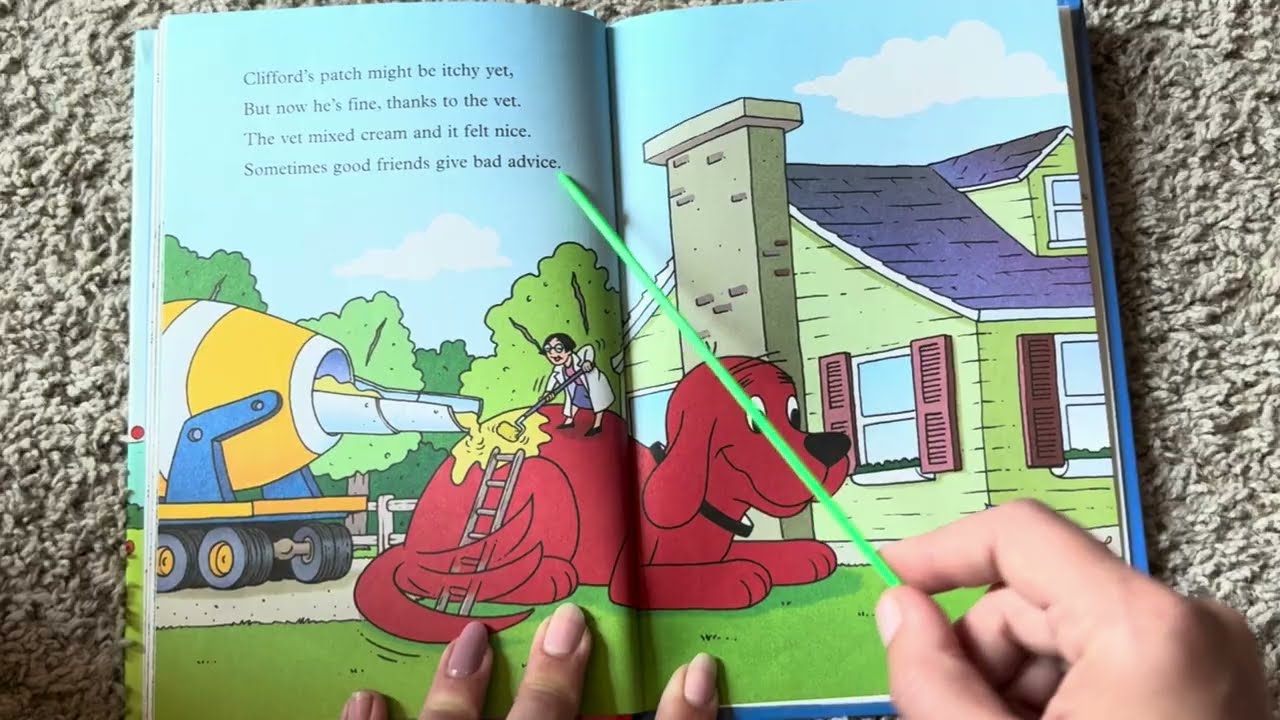 Read along with Sarah - An Itchy Day Clifford the Big Red Dog