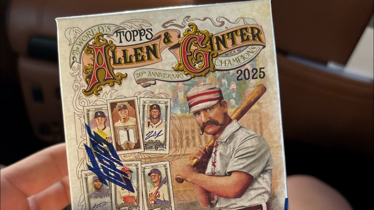 2025 topps Allen and Ginter blaster box rip! #topps #sportscards 