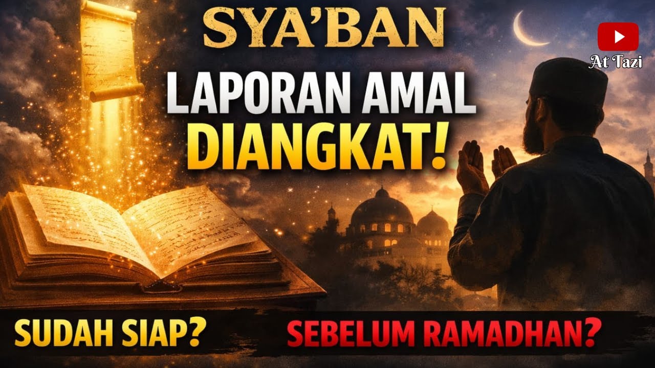 SYA'BAN, BULAN DIANGKATNYA LAPORAN AMAL TAHUNAN MANUSIA